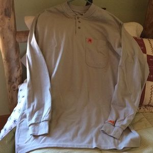 Large tall wrangler FR work shirt